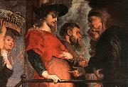 RUBENS, Pieter Pauwel Meeting of Mary and Elisabeth (detail) oil painting artist